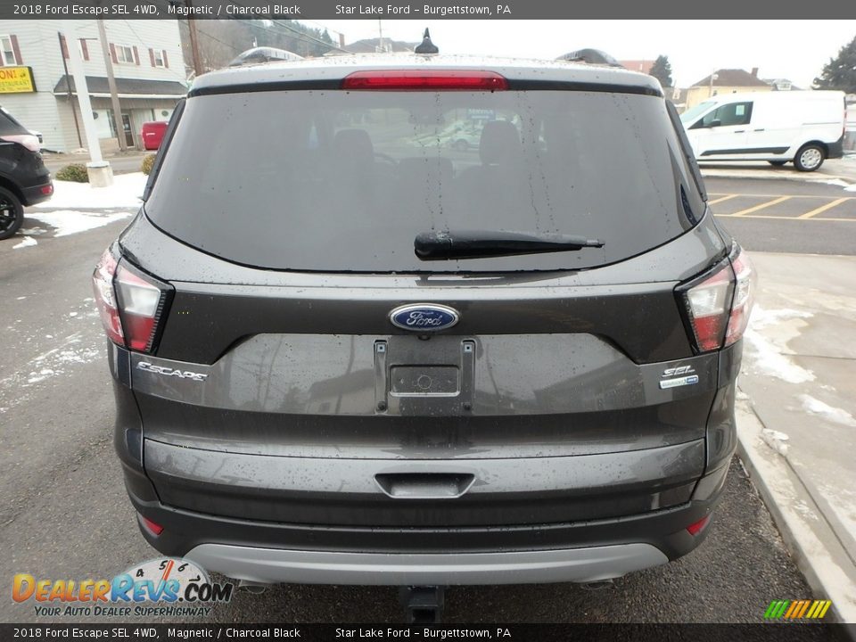 2018 Ford Escape SEL 4WD Magnetic / Charcoal Black Photo #6