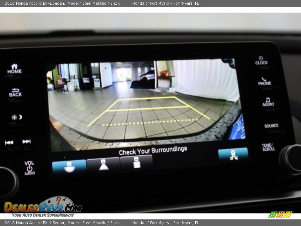 2018 Honda Accord EX-L Sedan Modern Steel Metallic / Black Photo #22