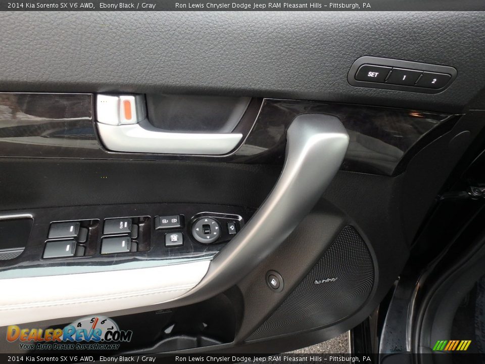 2014 Kia Sorento SX V6 AWD Ebony Black / Gray Photo #15