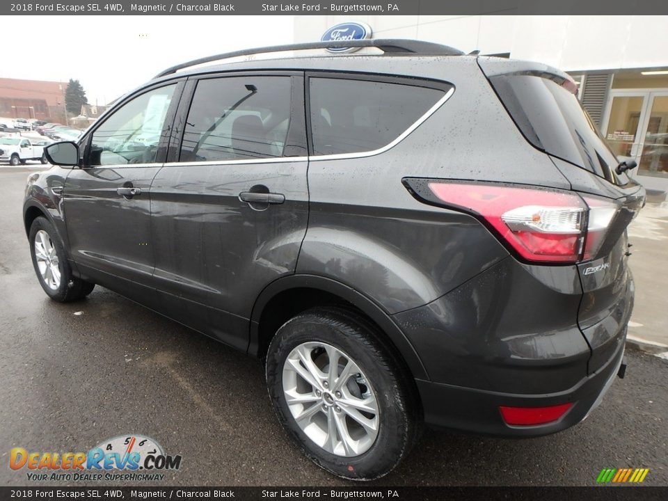 2018 Ford Escape SEL 4WD Magnetic / Charcoal Black Photo #8