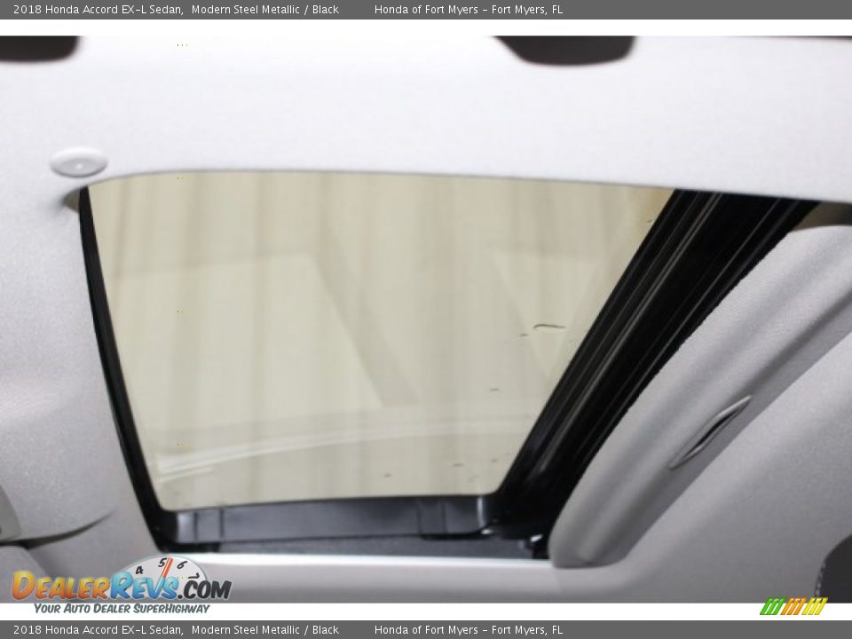 2018 Honda Accord EX-L Sedan Modern Steel Metallic / Black Photo #27