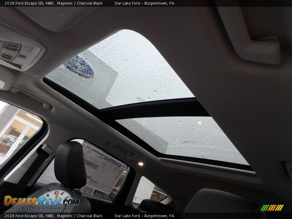 2018 Ford Escape SEL 4WD Magnetic / Charcoal Black Photo #14