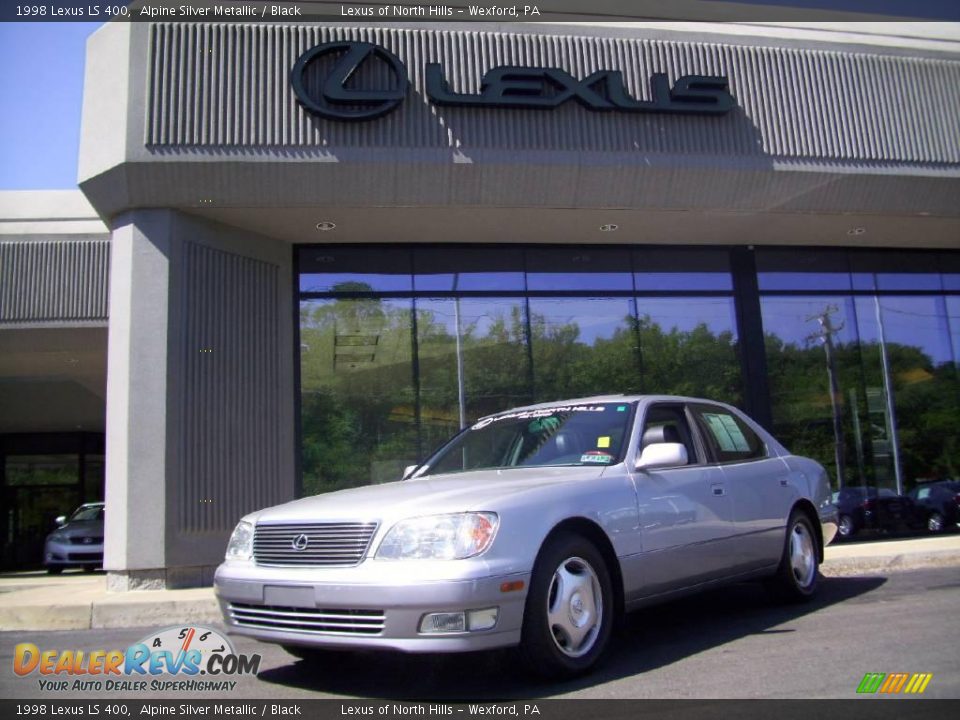 1998 Lexus LS 400 Alpine Silver Metallic / Black Photo #1