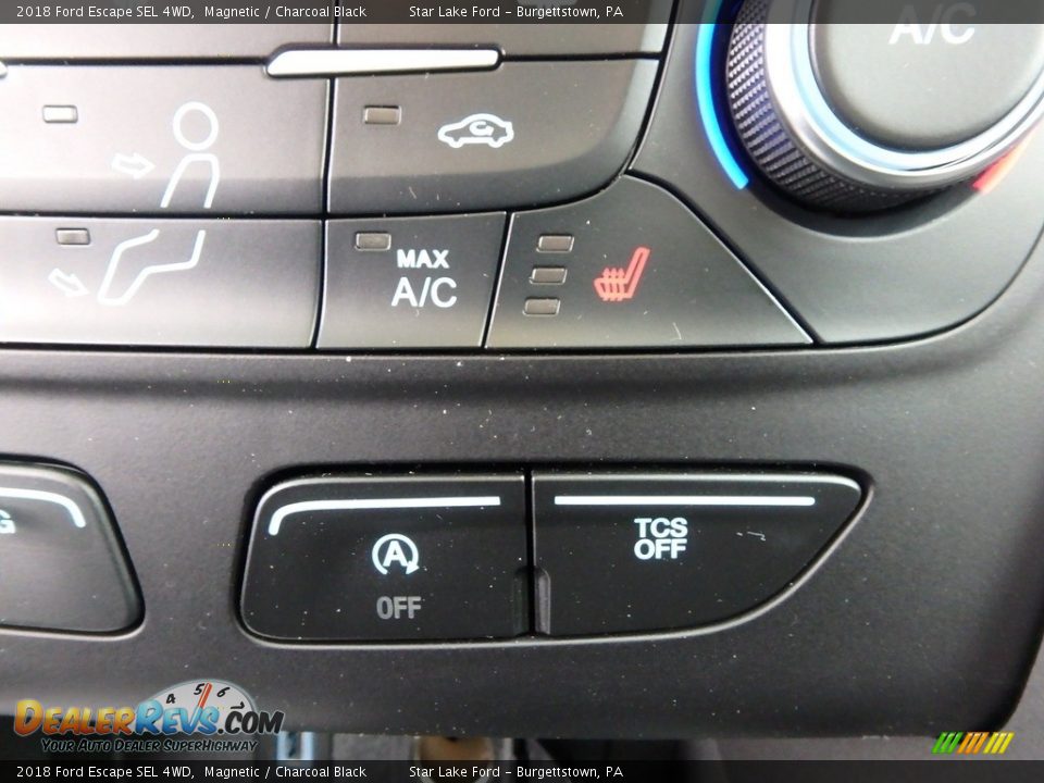 2018 Ford Escape SEL 4WD Magnetic / Charcoal Black Photo #18