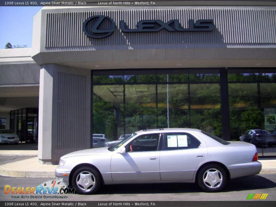 1998 Lexus LS 400 Alpine Silver Metallic / Black Photo #2