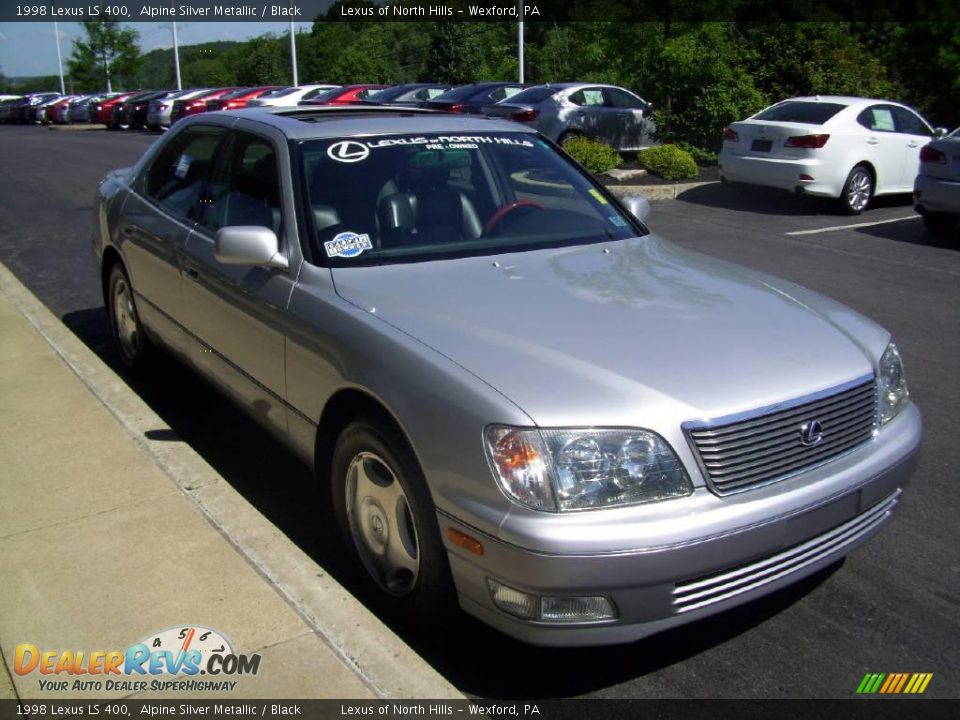 1998 Lexus LS 400 Alpine Silver Metallic / Black Photo #6