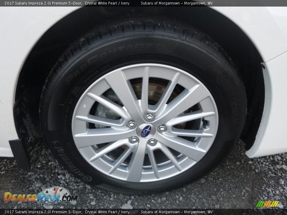 2017 Subaru Impreza 2.0i Premium 5-Door Crystal White Pearl / Ivory Photo #2