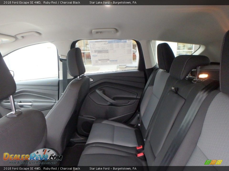 2018 Ford Escape SE 4WD Ruby Red / Charcoal Black Photo #11