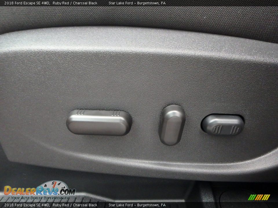 2018 Ford Escape SE 4WD Ruby Red / Charcoal Black Photo #15