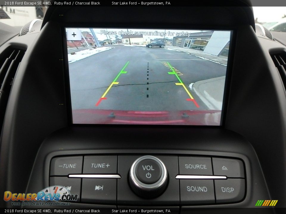 2018 Ford Escape SE 4WD Ruby Red / Charcoal Black Photo #19