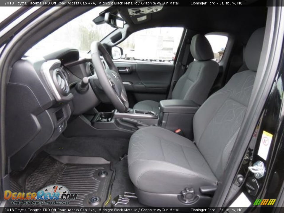 Graphite w/Gun Metal Interior - 2018 Toyota Tacoma TRD Off Road Access Cab 4x4 Photo #9