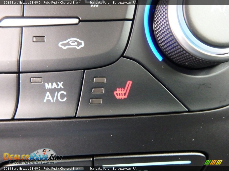 2018 Ford Escape SE 4WD Ruby Red / Charcoal Black Photo #20