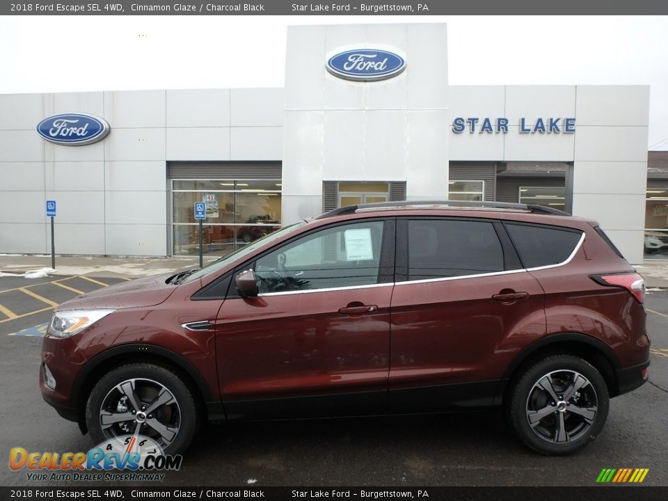 2018 Ford Escape SEL 4WD Cinnamon Glaze / Charcoal Black Photo #1