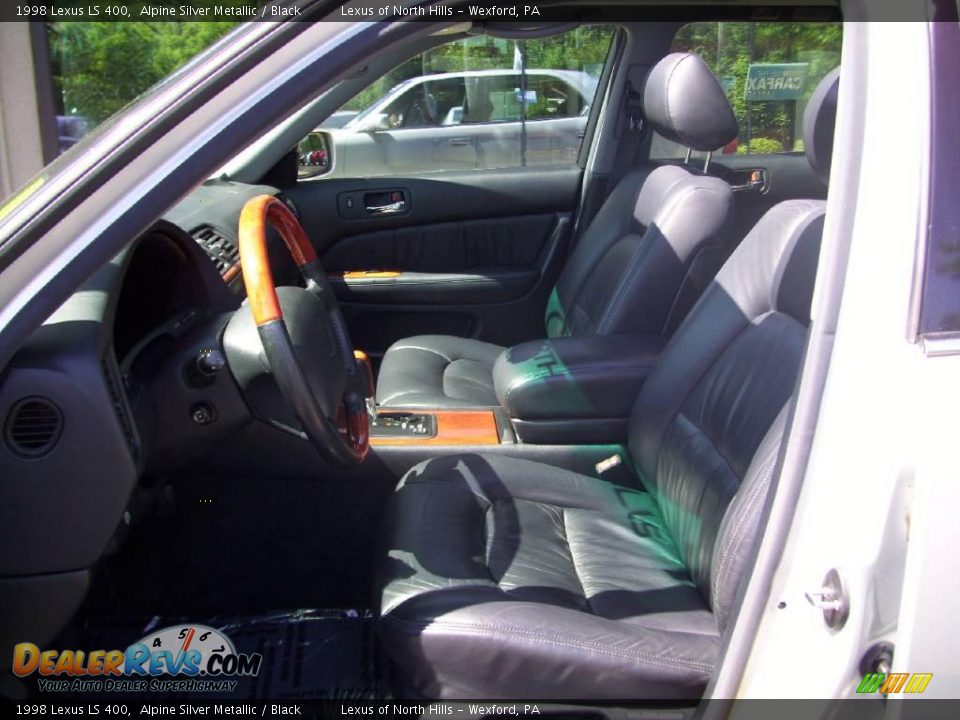 1998 Lexus LS 400 Alpine Silver Metallic / Black Photo #9