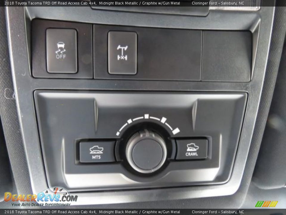 2018 Toyota Tacoma TRD Off Road Access Cab 4x4 Midnight Black Metallic / Graphite w/Gun Metal Photo #22