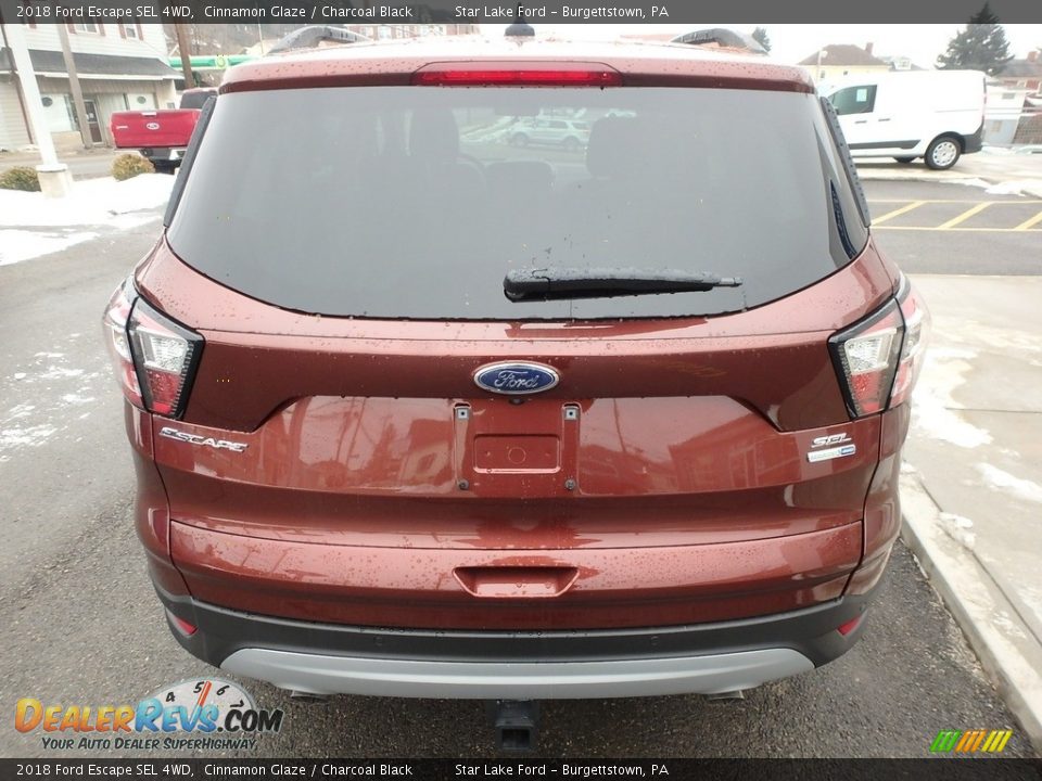 2018 Ford Escape SEL 4WD Cinnamon Glaze / Charcoal Black Photo #6