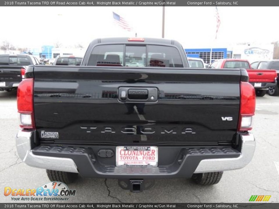 2018 Toyota Tacoma TRD Off Road Access Cab 4x4 Midnight Black Metallic / Graphite w/Gun Metal Photo #25
