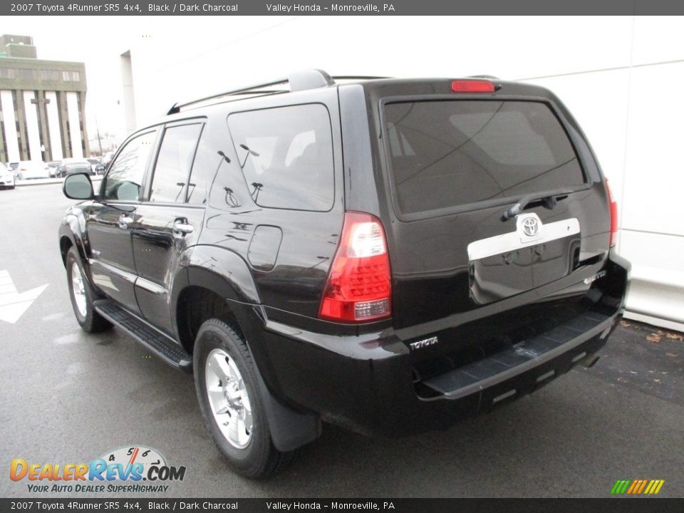 2007 Toyota 4Runner SR5 4x4 Black / Dark Charcoal Photo #3