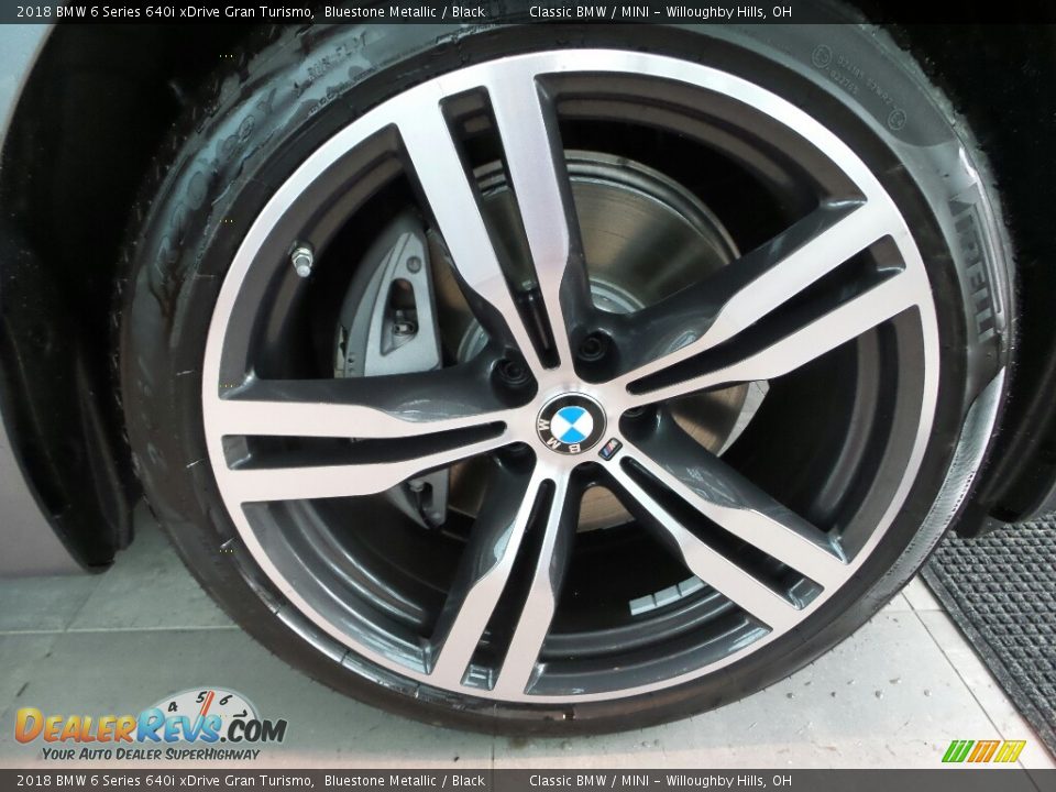 2018 BMW 6 Series 640i xDrive Gran Turismo Bluestone Metallic / Black Photo #4