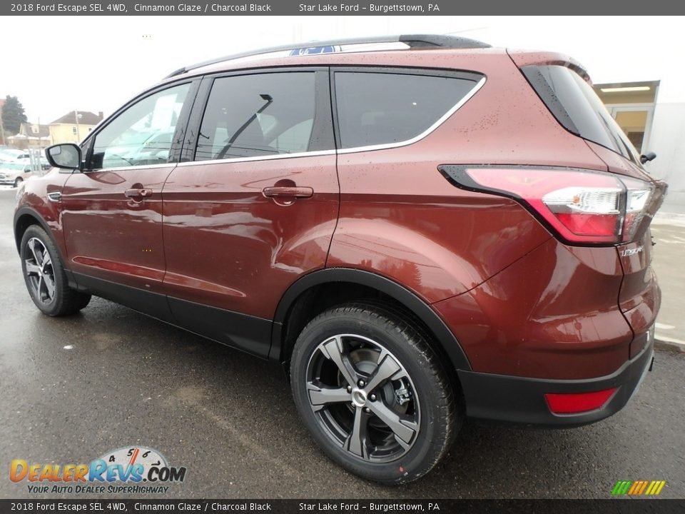 2018 Ford Escape SEL 4WD Cinnamon Glaze / Charcoal Black Photo #8