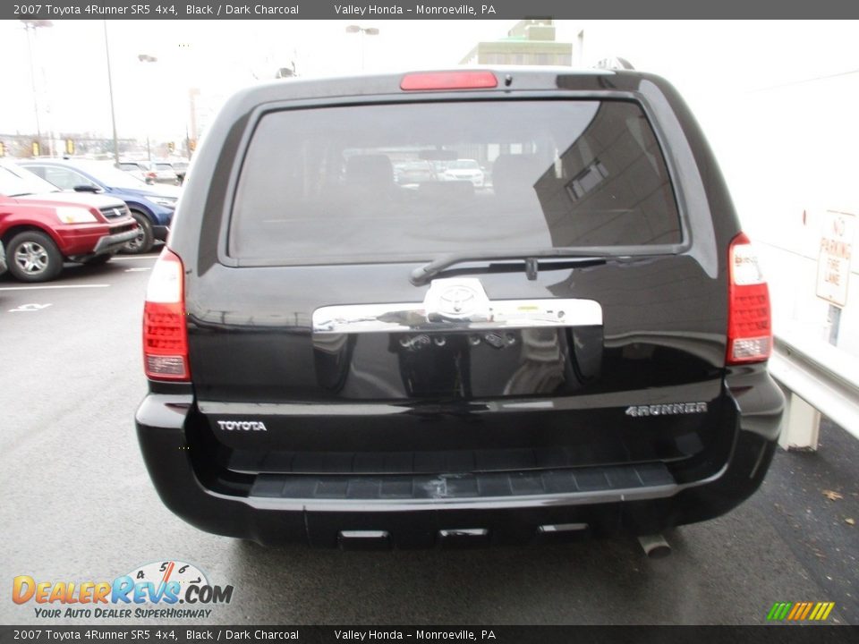 2007 Toyota 4Runner SR5 4x4 Black / Dark Charcoal Photo #4