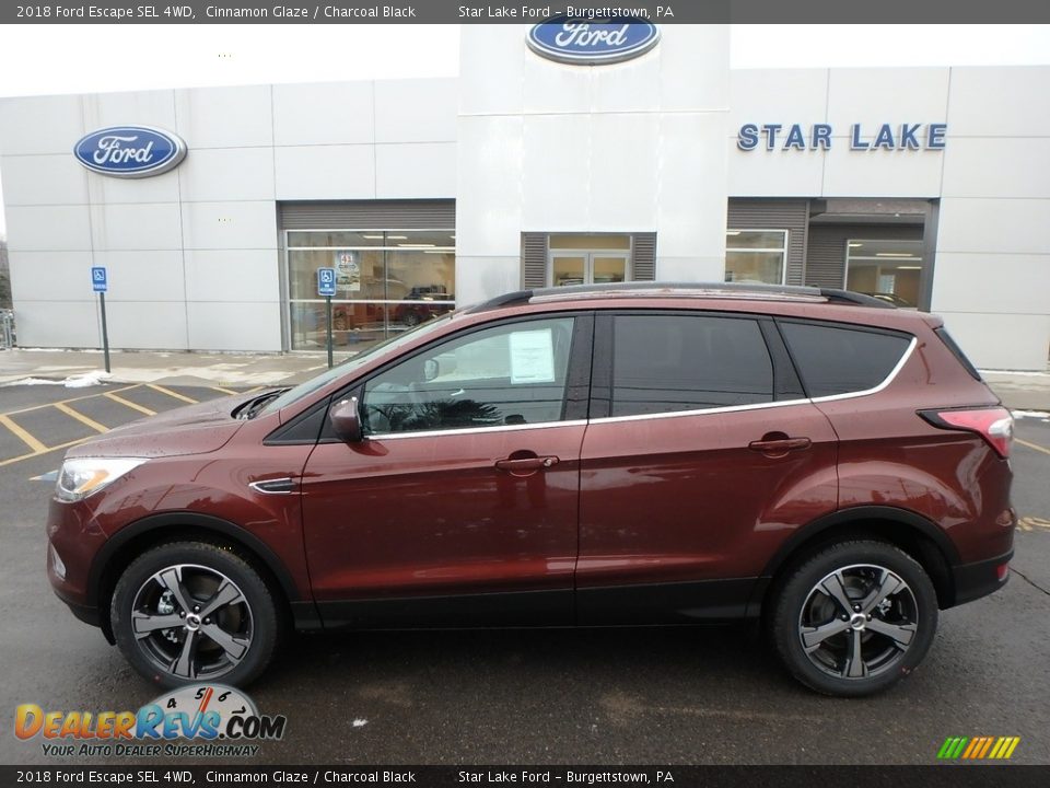 2018 Ford Escape SEL 4WD Cinnamon Glaze / Charcoal Black Photo #9