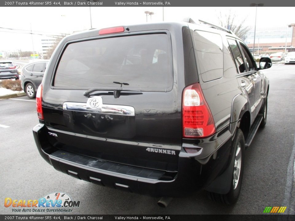 2007 Toyota 4Runner SR5 4x4 Black / Dark Charcoal Photo #5