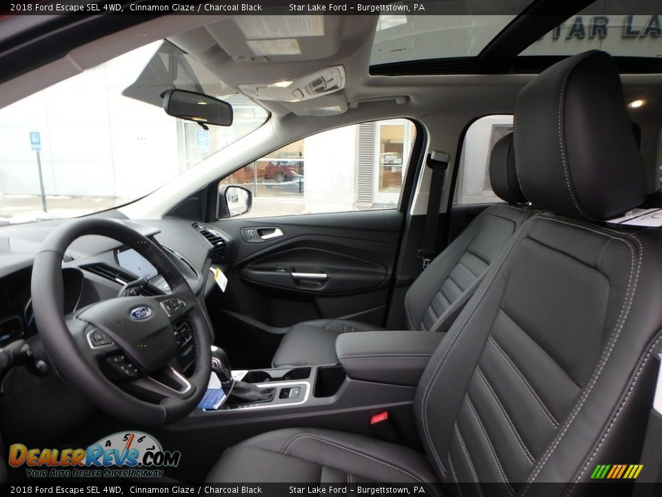 Front Seat of 2018 Ford Escape SEL 4WD Photo #10