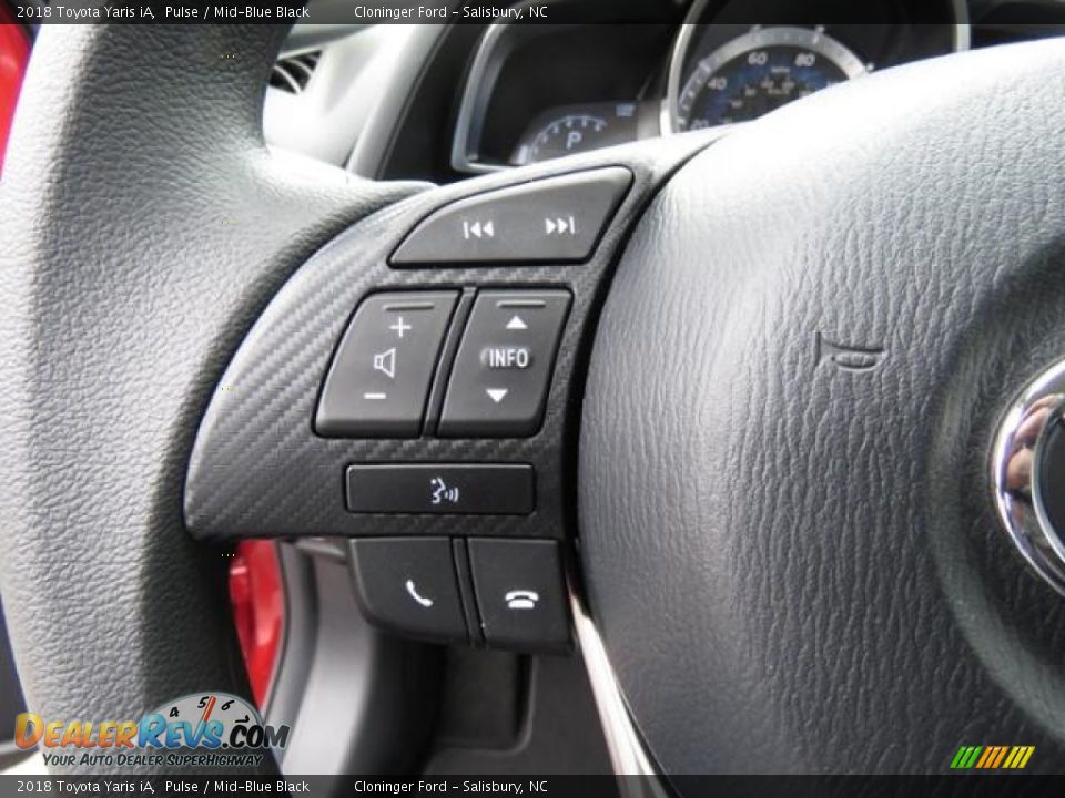 2018 Toyota Yaris iA Pulse / Mid-Blue Black Photo #12