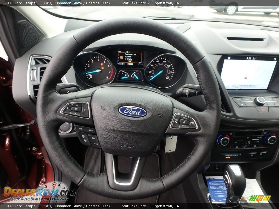 2018 Ford Escape SEL 4WD Steering Wheel Photo #17