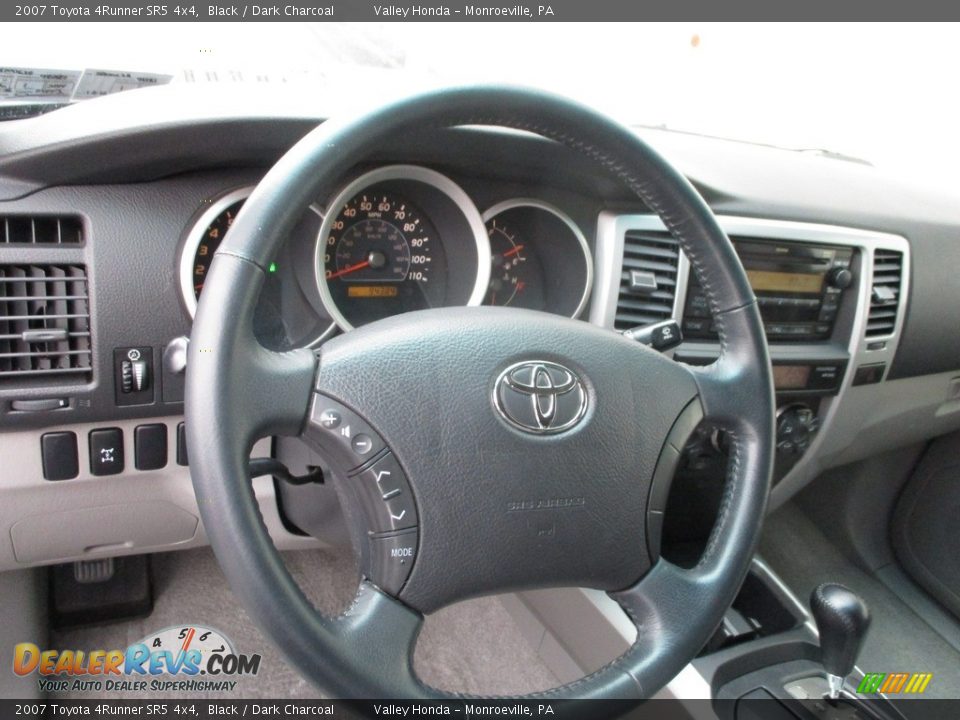 2007 Toyota 4Runner SR5 4x4 Black / Dark Charcoal Photo #13