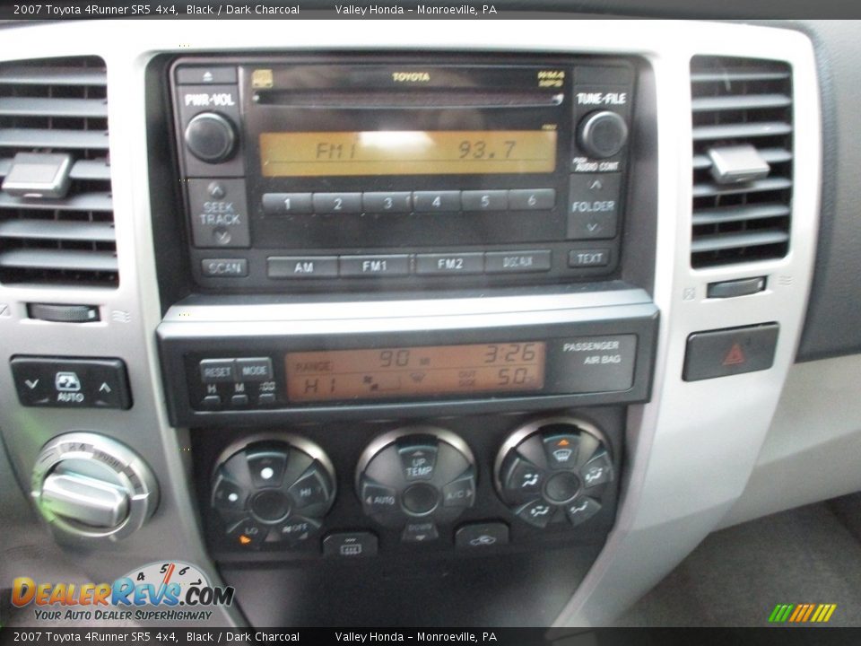 2007 Toyota 4Runner SR5 4x4 Black / Dark Charcoal Photo #15