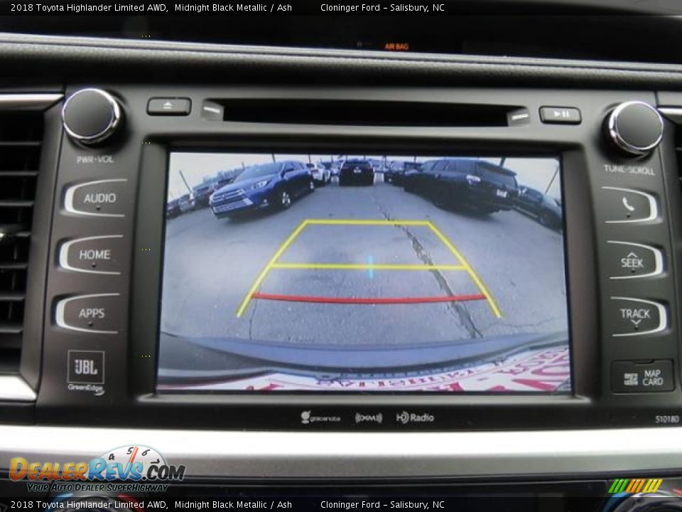 2018 Toyota Highlander Limited AWD Midnight Black Metallic / Ash Photo #20