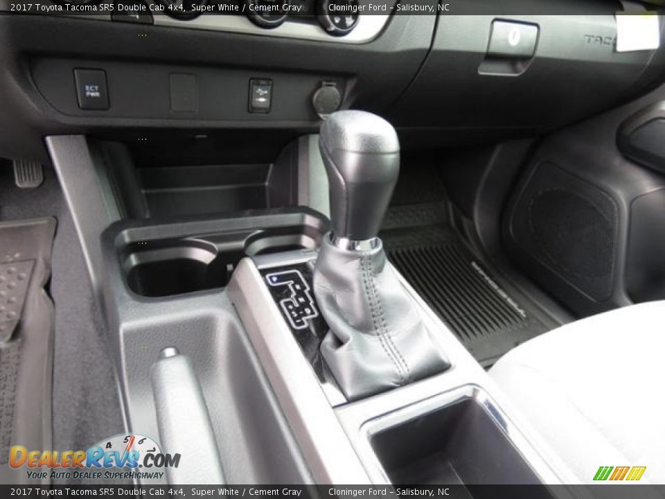 2017 Toyota Tacoma SR5 Double Cab 4x4 Super White / Cement Gray Photo #18