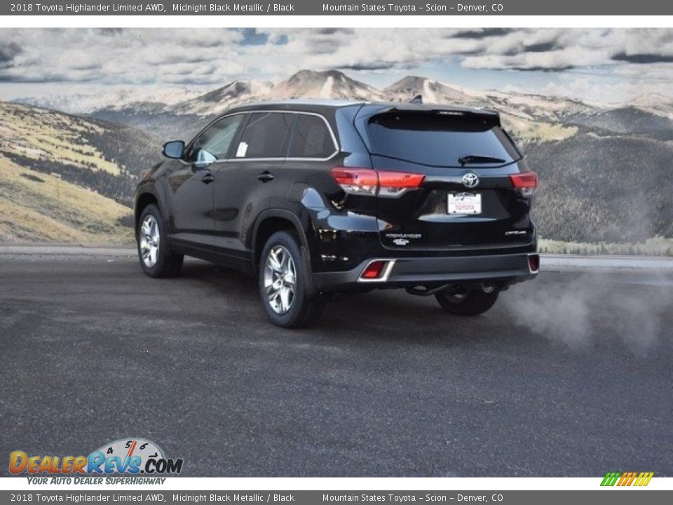 2018 Toyota Highlander Limited AWD Midnight Black Metallic / Black Photo #3