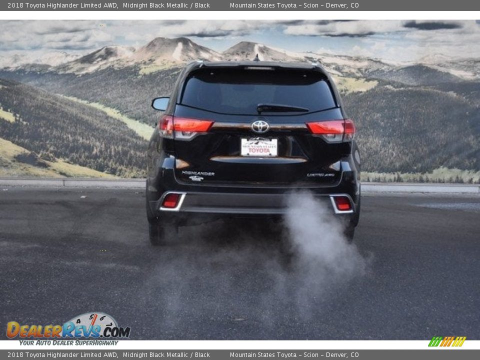 2018 Toyota Highlander Limited AWD Midnight Black Metallic / Black Photo #4