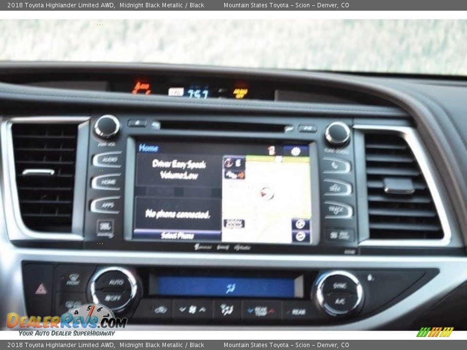 2018 Toyota Highlander Limited AWD Midnight Black Metallic / Black Photo #6