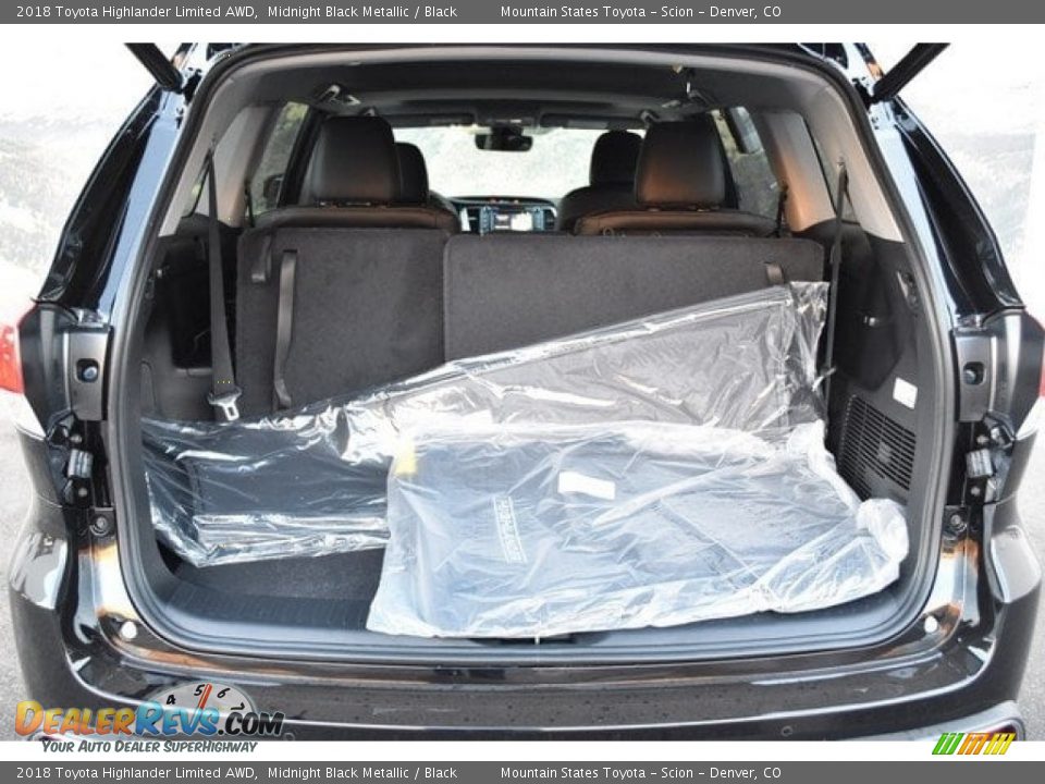 2018 Toyota Highlander Limited AWD Midnight Black Metallic / Black Photo #9