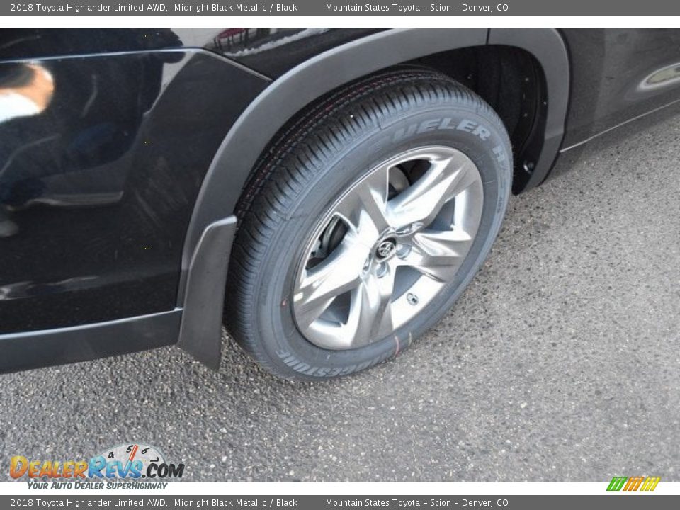 2018 Toyota Highlander Limited AWD Midnight Black Metallic / Black Photo #10