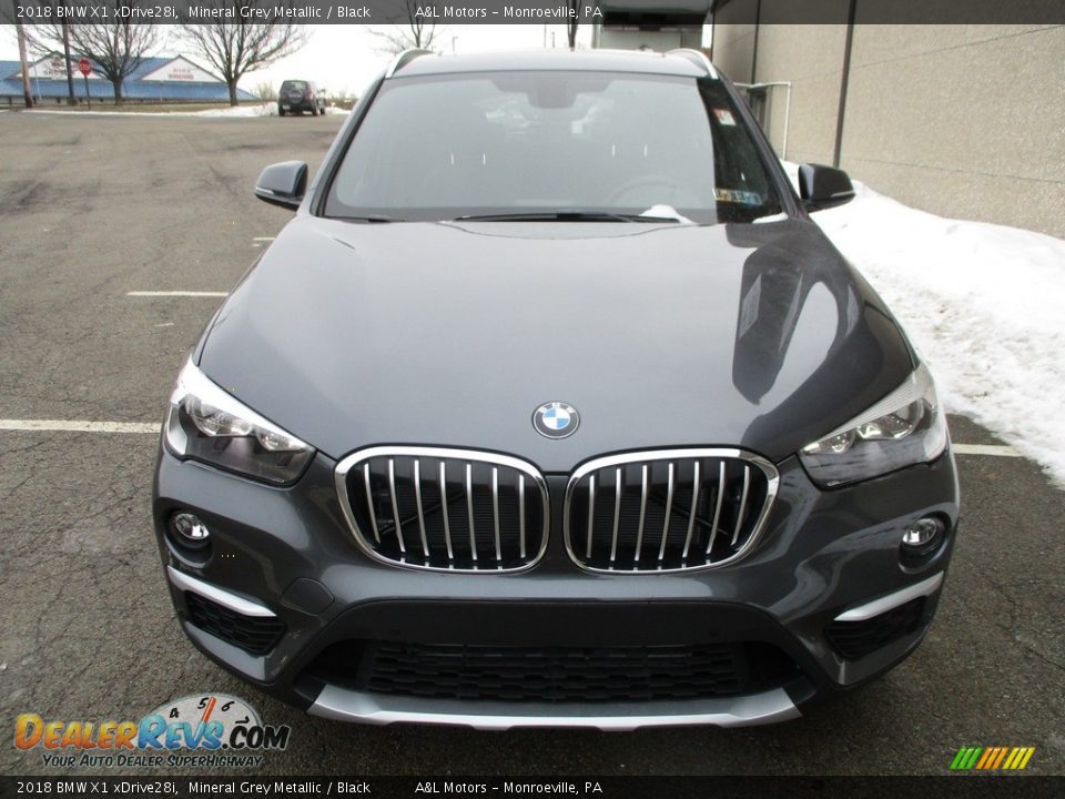 2018 BMW X1 xDrive28i Mineral Grey Metallic / Black Photo #8