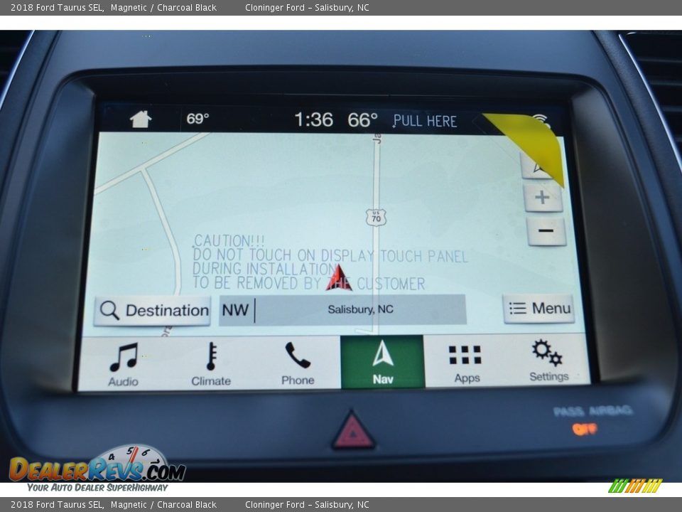 2018 Ford Taurus SEL Magnetic / Charcoal Black Photo #13