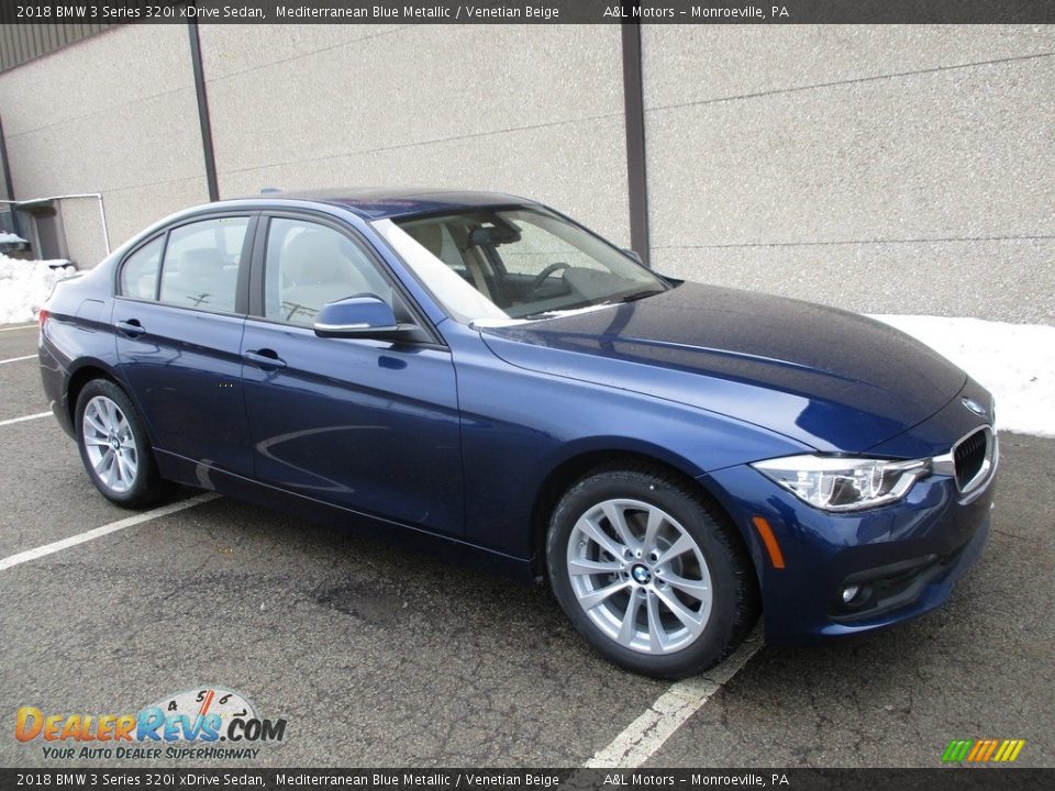 Mediterranean Blue Metallic 2018 BMW 3 Series 320i xDrive Sedan Photo #1