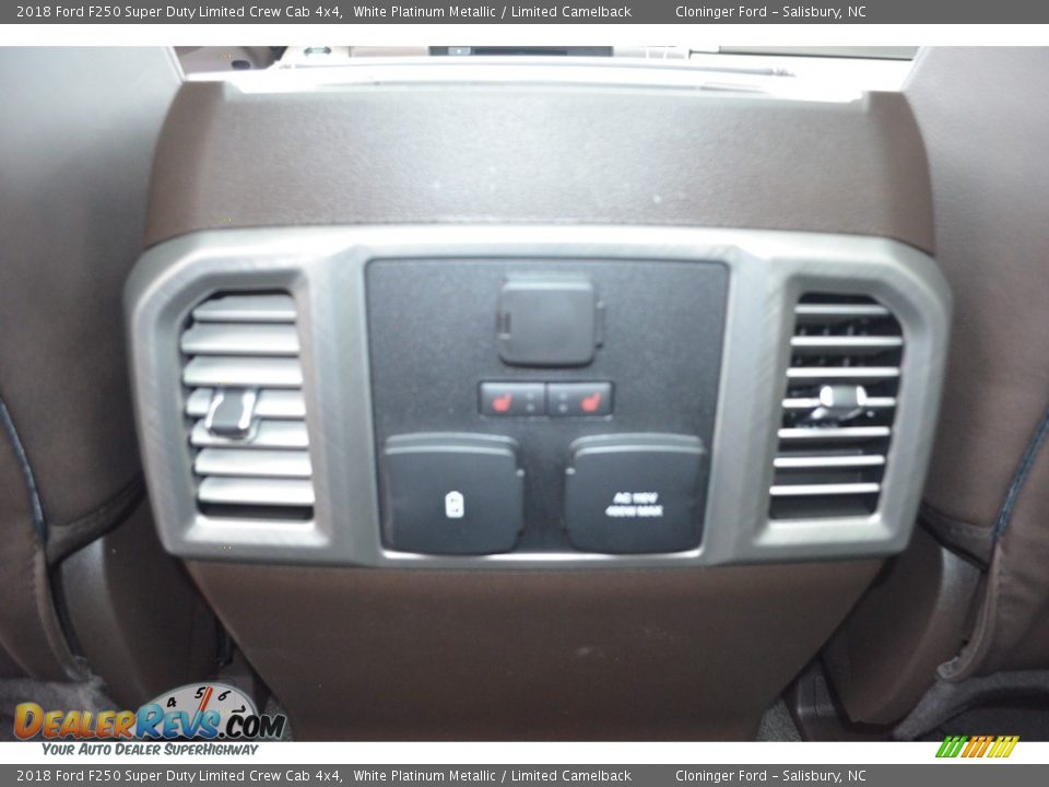 2018 Ford F250 Super Duty Limited Crew Cab 4x4 White Platinum Metallic / Limited Camelback Photo #13