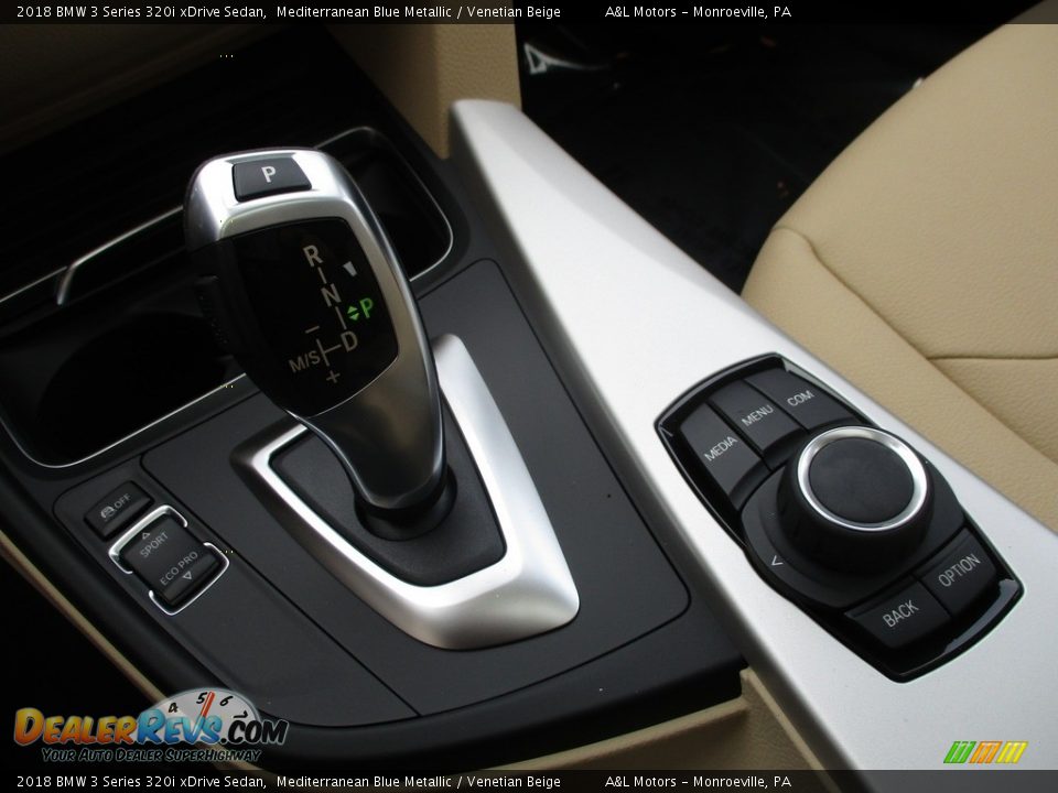 2018 BMW 3 Series 320i xDrive Sedan Mediterranean Blue Metallic / Venetian Beige Photo #16