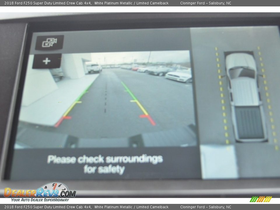 2018 Ford F250 Super Duty Limited Crew Cab 4x4 White Platinum Metallic / Limited Camelback Photo #18