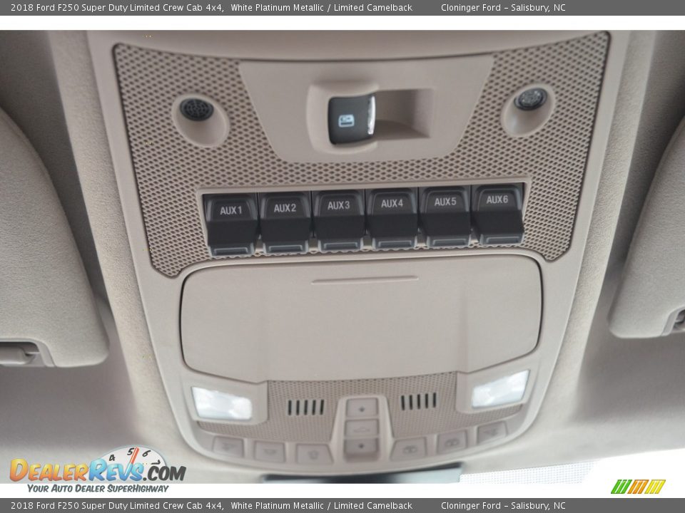 2018 Ford F250 Super Duty Limited Crew Cab 4x4 White Platinum Metallic / Limited Camelback Photo #22