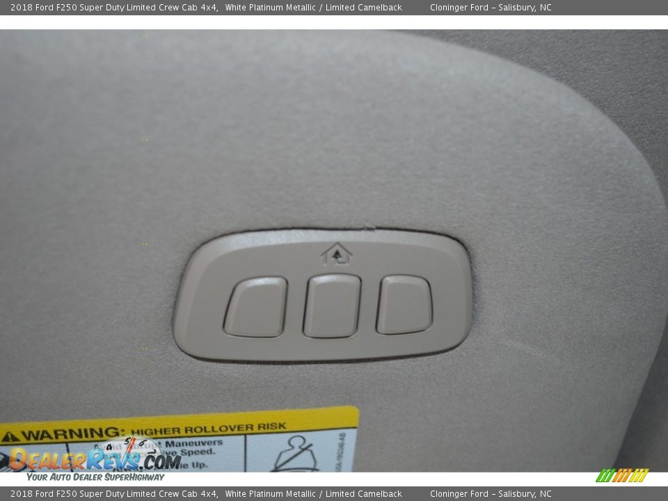 2018 Ford F250 Super Duty Limited Crew Cab 4x4 White Platinum Metallic / Limited Camelback Photo #23