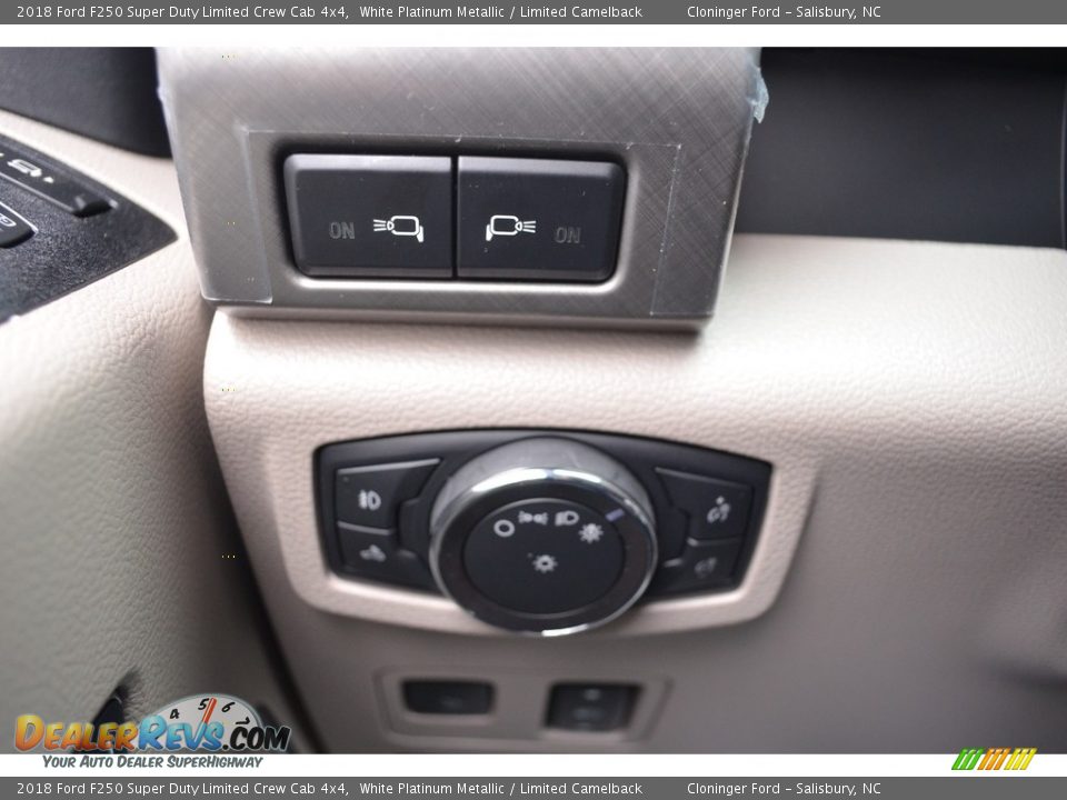 2018 Ford F250 Super Duty Limited Crew Cab 4x4 White Platinum Metallic / Limited Camelback Photo #25