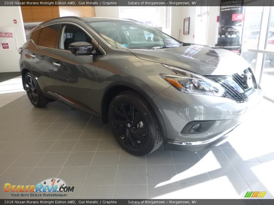 Front 3/4 View of 2018 Nissan Murano Midnight Edition AWD Photo #1