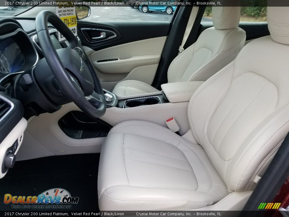 Front Seat of 2017 Chrysler 200 Limited Platinum Photo #9